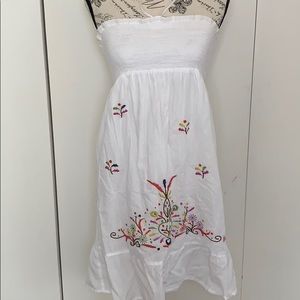 roxy white dress sz M/M/M